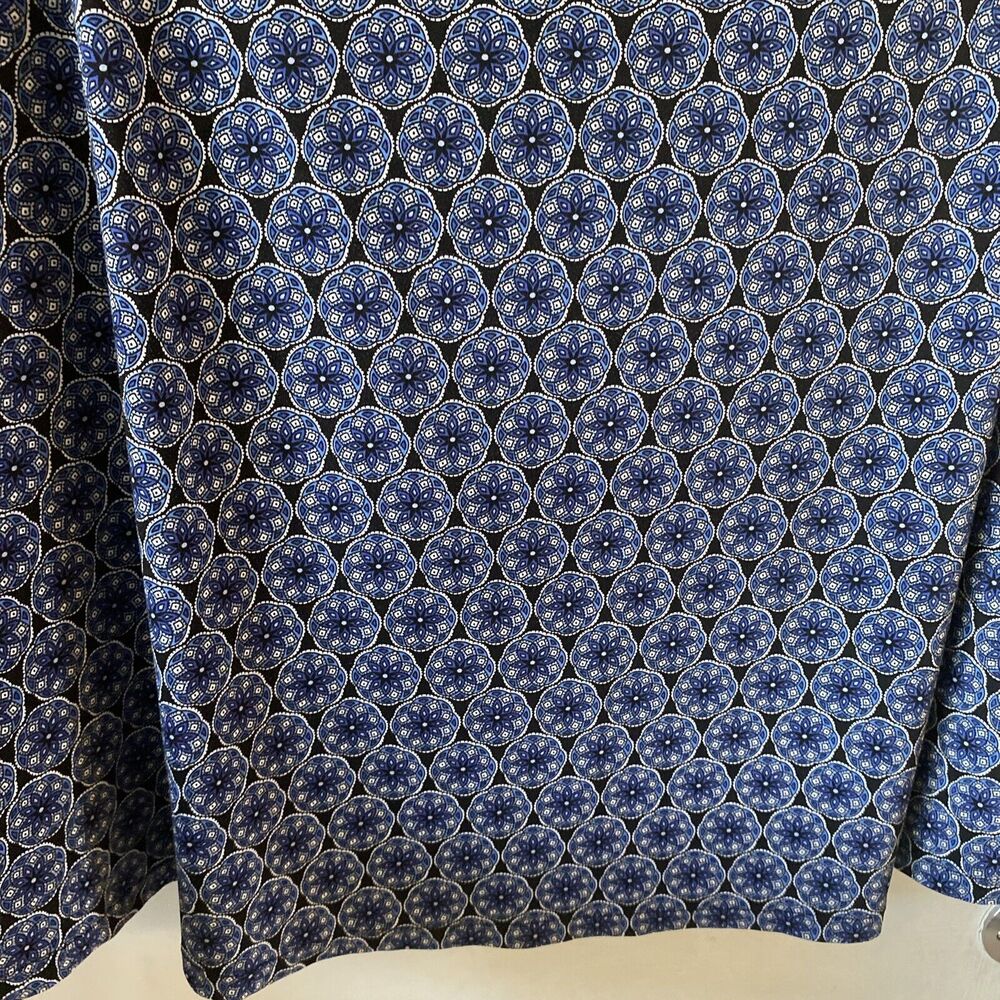 Women’s Large 12/14 George Skirt Blue Geometric Pattern - Picture 5 of 14